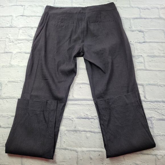 Theory Black Linen Pants size 4 - Picture 11 of 16